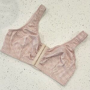 ClearPoint Medical Beige Pink Compression Wear Bra - Size: 40